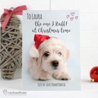 Personalised Rachael Hale Terrier Christmas Card Extra Image 2 Preview